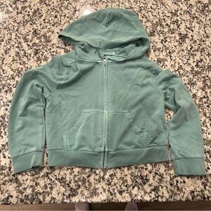 Cat & Jack Zip Up Hoodie Green S 6/7
